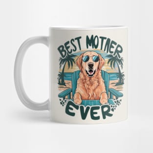 mother's day dog Golden retriever funny Mug